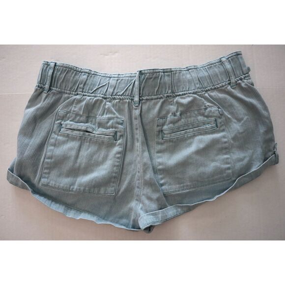 Free People OB1439712 Women's Sz XS Blue Waimea Slouchy Solid Shorts - Picture 2 of 10